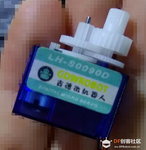 90D舵机与古德微GPIOPWM值的执行关系图3