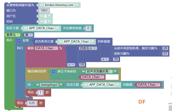 MQTT应用——基于树莓派的手机APP实时测距仪图4
