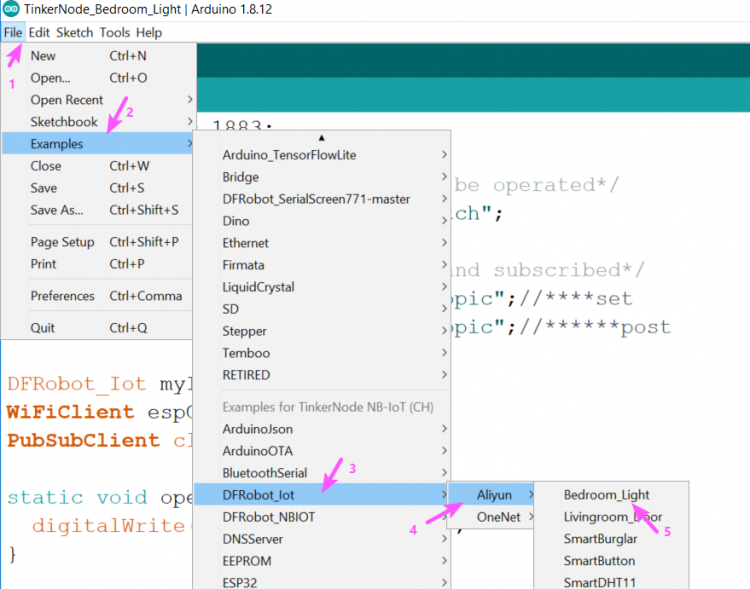 【TinkerNode NB-IoT 物联网开发板】测评（三）MQTT控制LED灯开关图17