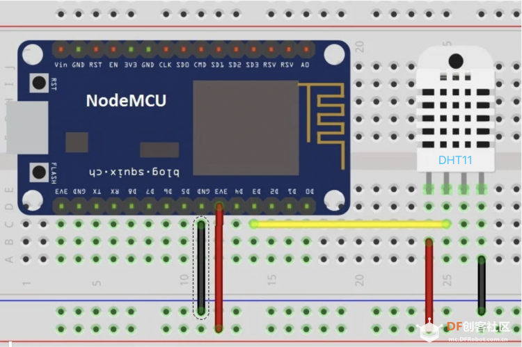 通过 NodeMCU (ESP8266) 将传感器数据上传至 MQTT 云服务图8