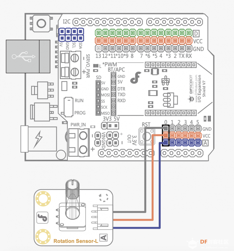 Arduino教程中级 前奏3 从串口中认识“数字”与“模拟”图7