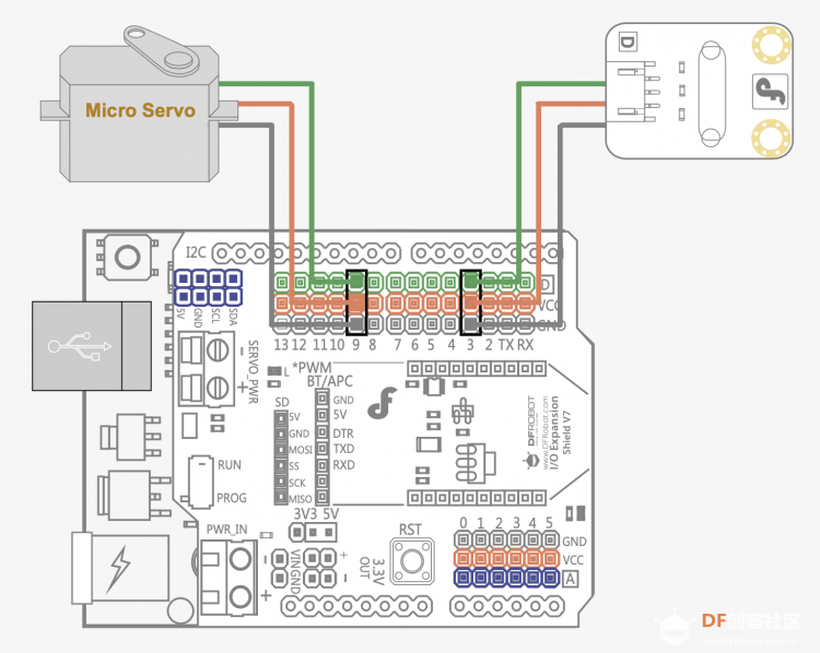 Arduino教程中级 项目十 芝麻开门图2
