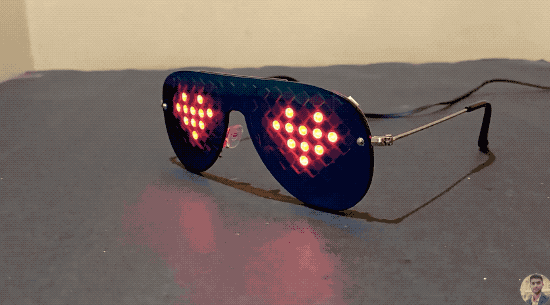 小哥自制RGB动感眼镜，戴上它，你就是那个最“亮”的仔！图2
