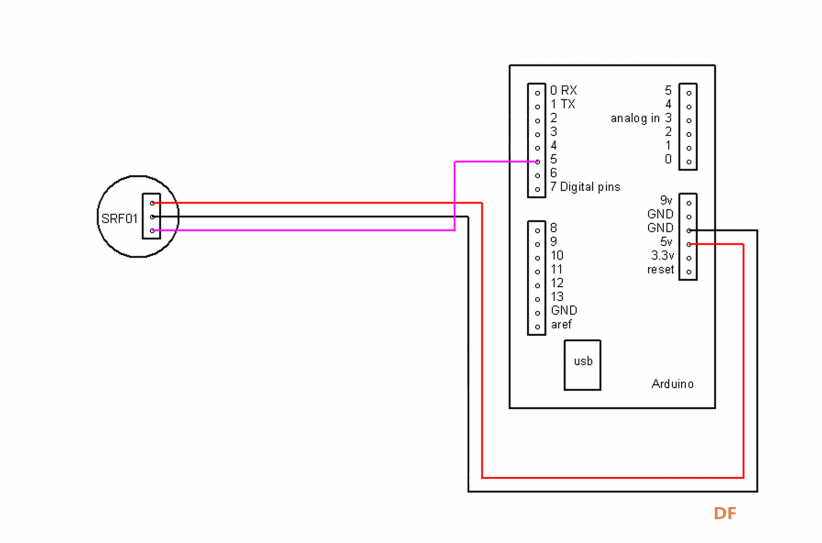 转载]  [Arduino模块]SRF01 超声波传感器图2