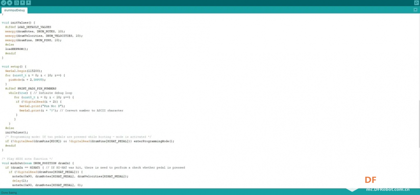 基于Python和Arduino的MIDI架子鼓图15