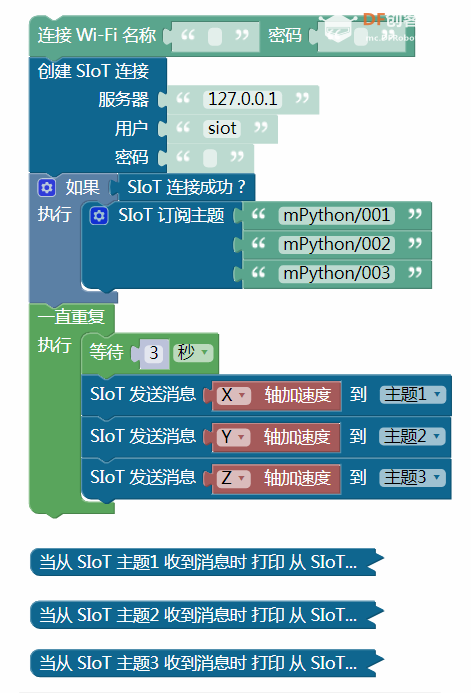 mPythonX掌控板SIoT物联示例图3