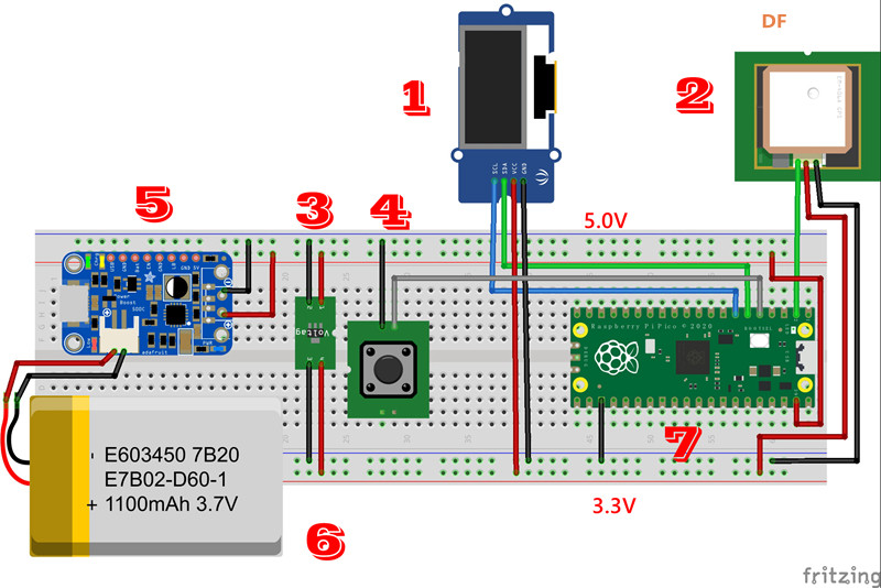 Raspberry Pico尝鲜之GPS轨迹记录仪图1