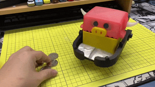 【每周挑战】造物_造一个牛年存钱机器人图13