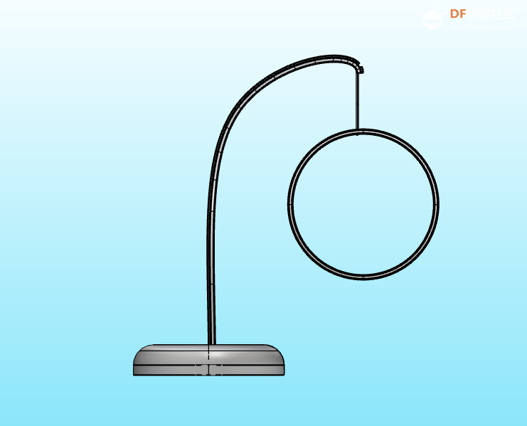 用柔性灯带制作的简单台灯图8