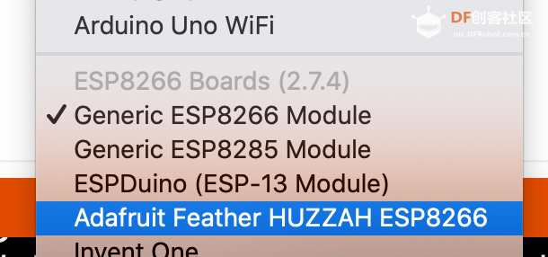 ESP8266WiFi.h导入编译都没问题，如何上传到开发板呢图1