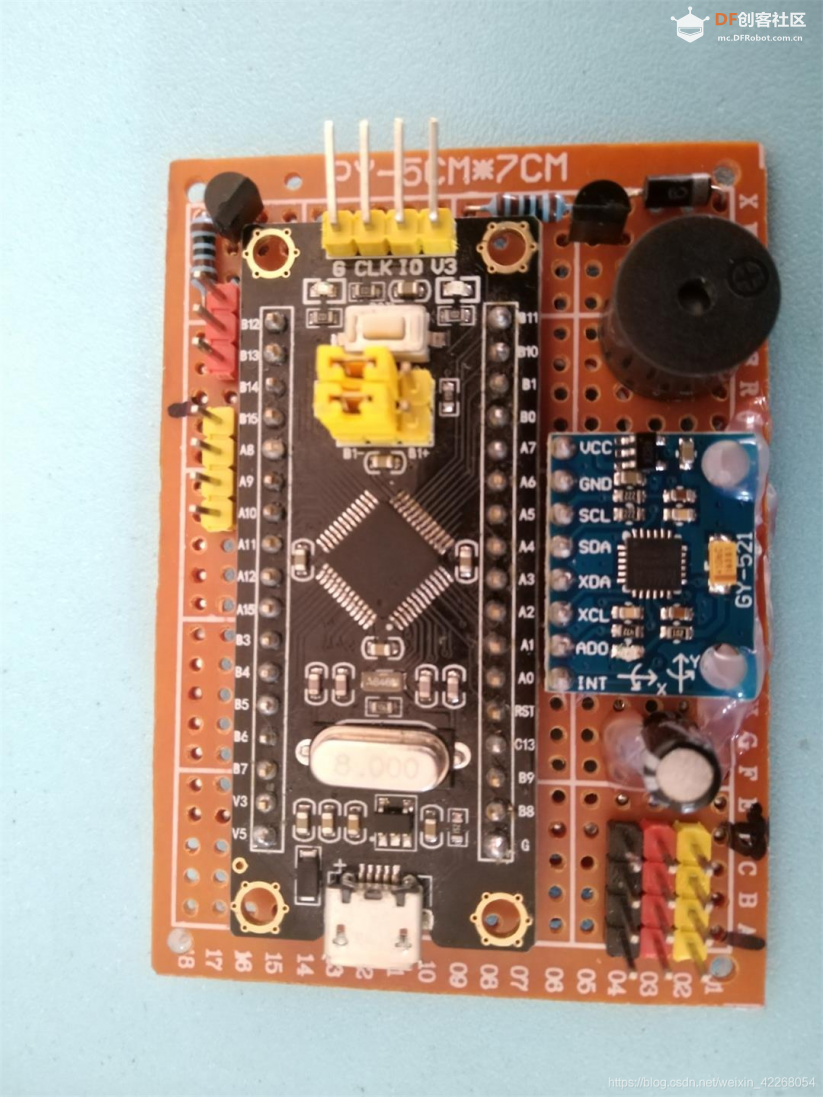 STM32F103C8T6开发板+GY521制作NAZE32飞控板详细图文教程图3