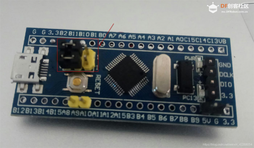 STM32F103C8T6开发板+GY521制作NAZE32飞控板详细图文教程图12