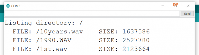 FireBeetle 更大的存储空间用于播放音频图9