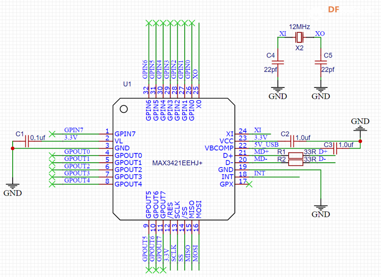 FireBeetle 的 USB Shield图1