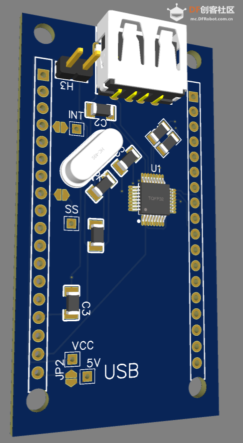 FireBeetle 的 USB Shield图4