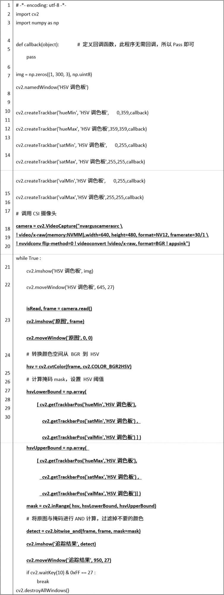 NVIDIA Jetson Nano 2GB 系列文章（10）：颜色空间动态调节技巧图5