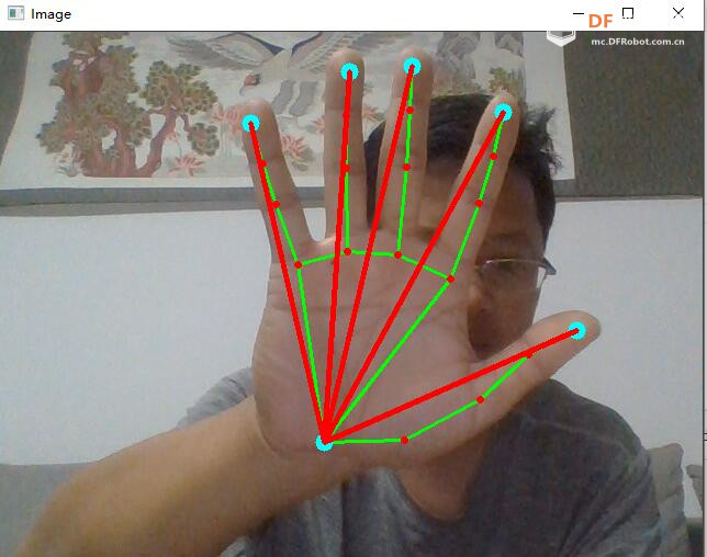 【智控万物】手势识别+OpenCV 单目测距实现控灯图4