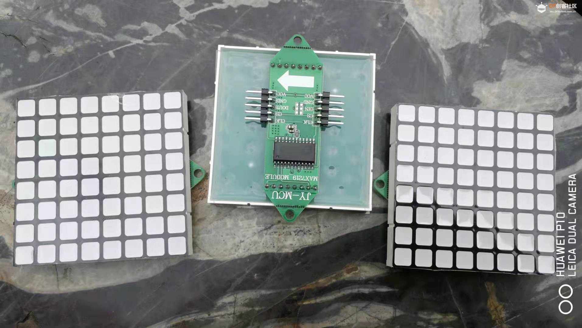 【Arduino】168种传感器系列实验（176）---大尺寸8x8方格点阵...图3