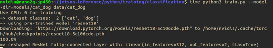 Jetson Nano 2GB 系列文章（25）：图像分类的模型训练图7