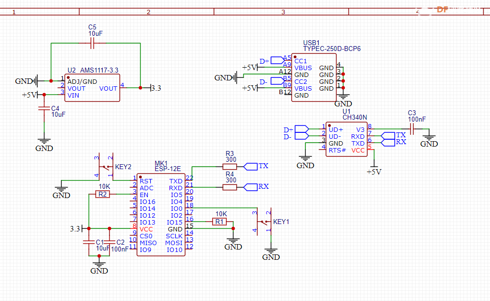 【教程】从零开始制作ESP8266最小开发板，玩转物联网图11