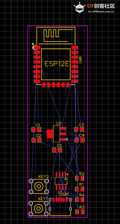 【教程】从零开始制作ESP8266最小开发板，玩转物联网图14