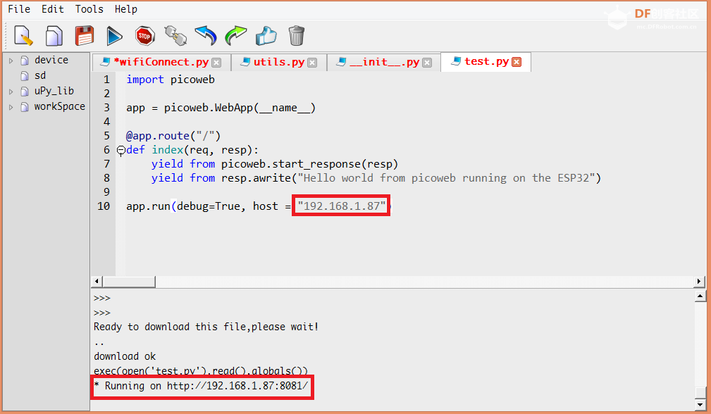 ESP32 MicroPython教程：使用Picoweb实现HTTP Webserver图4