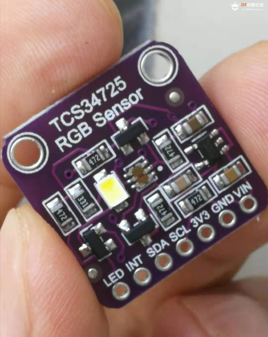 【Arduino】168种传感器模块系列实验（193）---TCS34725颜色识别图2