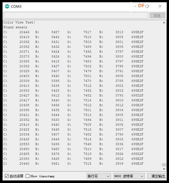 【Arduino】168种传感器模块系列实验（193）---TCS34725颜色识别图1