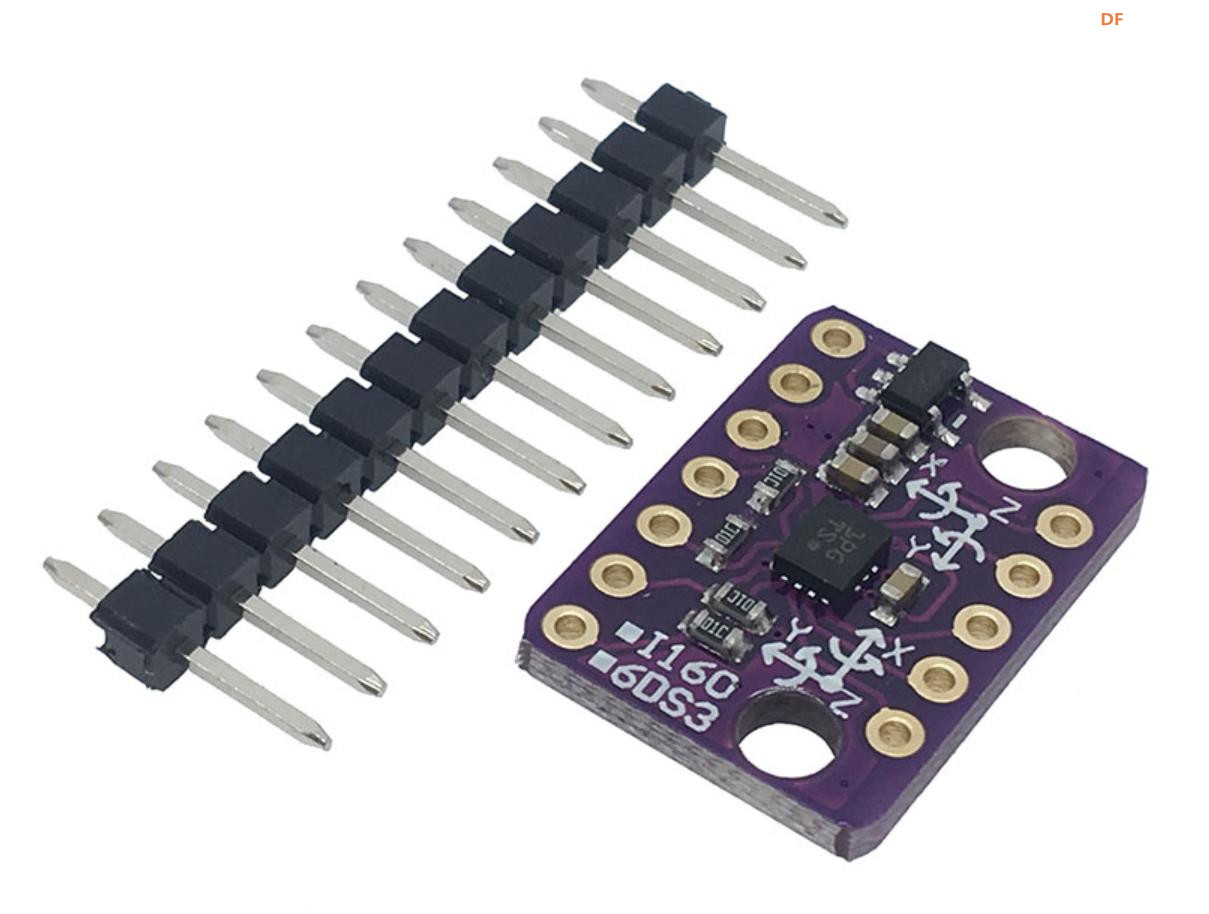 【Arduino】168种传感器系模块列实验（163）---BMI160 六轴陀螺仪图2