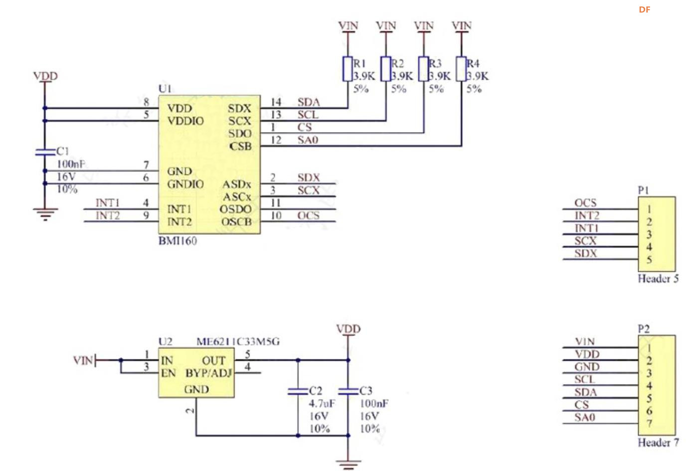 【Arduino】168种传感器系模块列实验（163）---BMI160 六轴陀螺仪图1