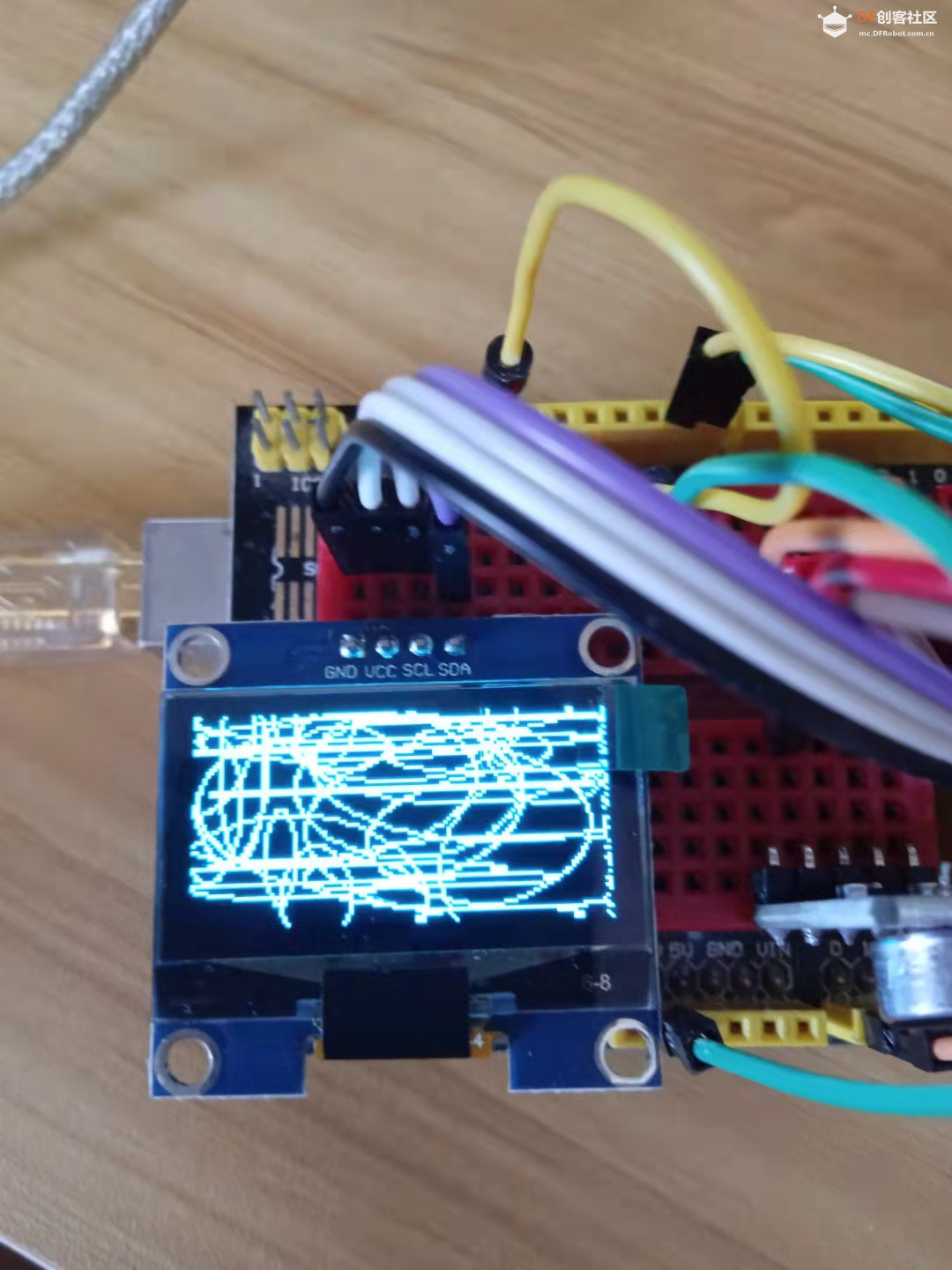 【Arduino】168种传感器系列实验（181）---1.3寸OLED液晶屏模块图2