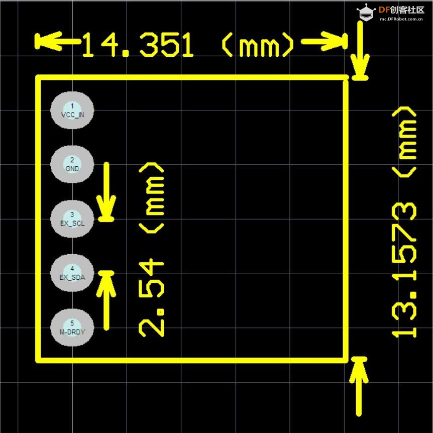 【Arduino】168种传感器模块系列实验（158）---QMC5883L三轴罗盘图1