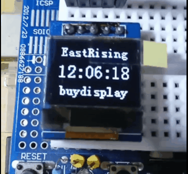 【Arduino】168种传感器模块系列实验（179）---0.66寸OLED液晶屏图1
