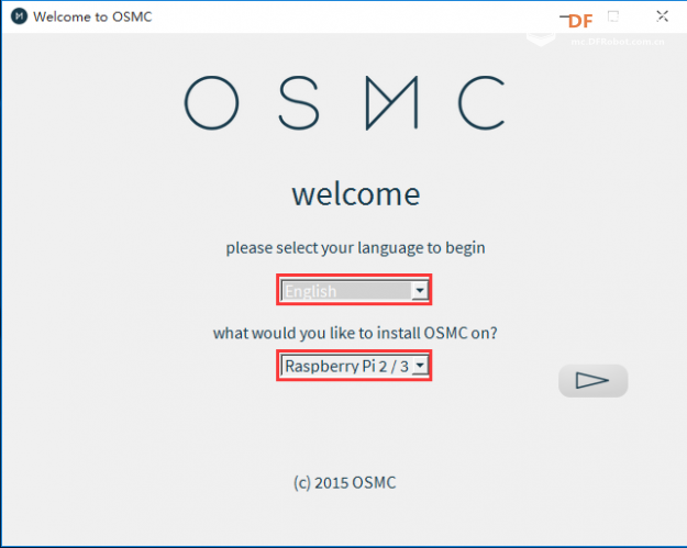 树莓派3-系统安装-利用OSMC-installer安装OSMC系统图1
