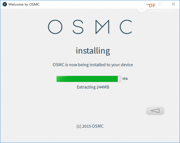 树莓派3-系统安装-利用OSMC-installer安装OSMC系统图11