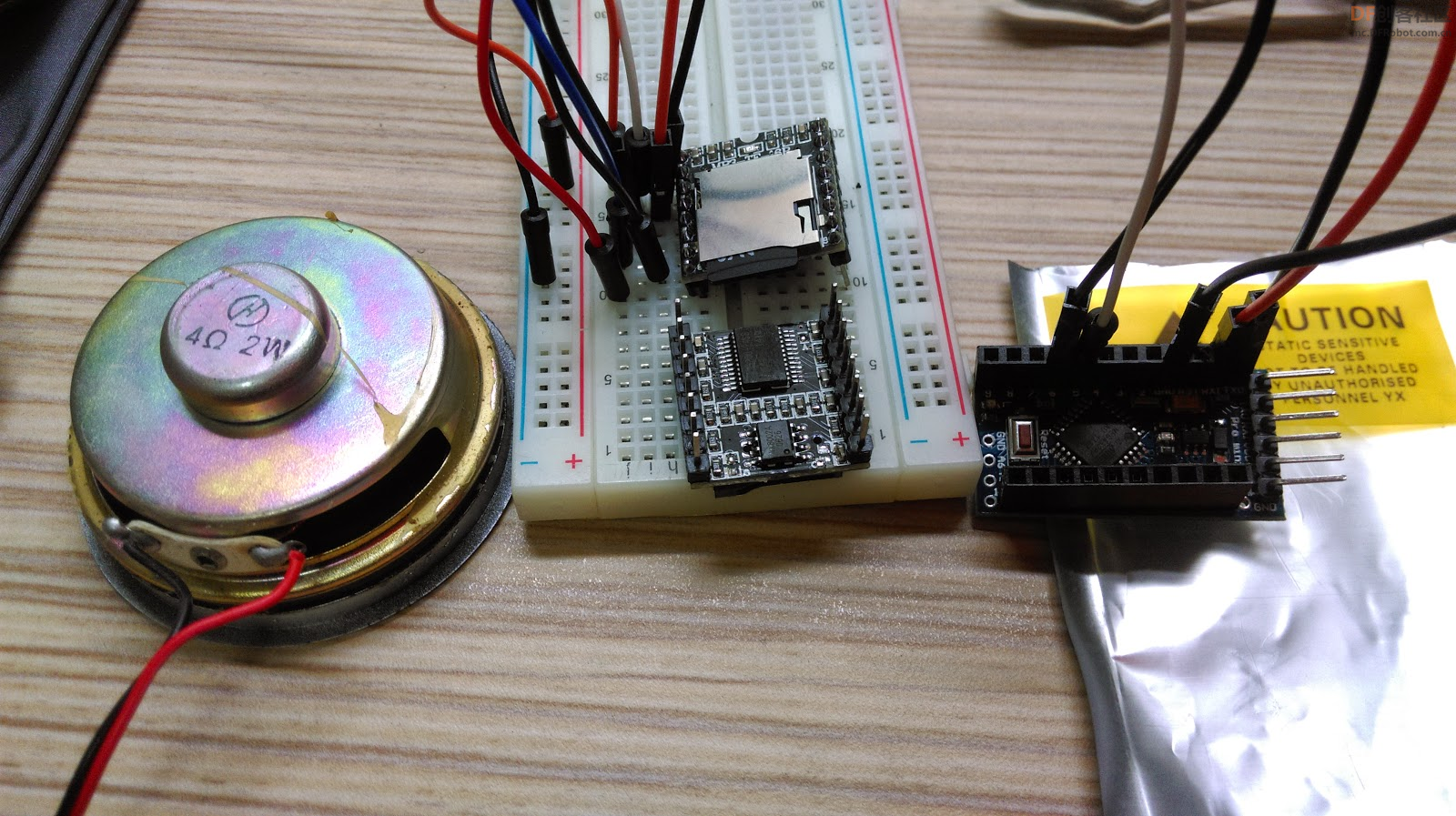 Arduino - 測試 DFPlayer Mini MP3 播放模組图4