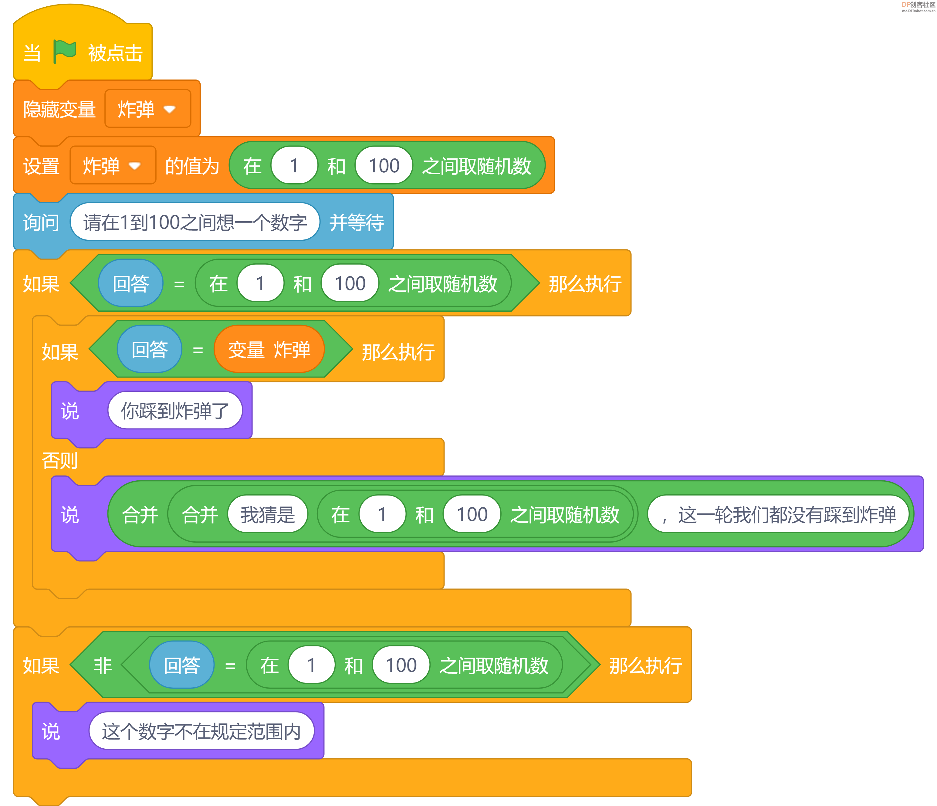 小游戏：数字炸弹图1