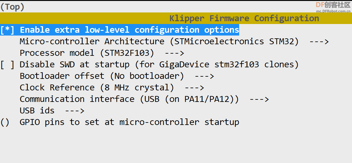 跟着思兼学习Klipper(08) 为STM32F10x系列主板移植HID-Bootloader图1