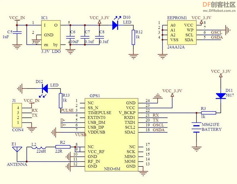 【Arduino】168种传感器模块系列实验（75）-- NEO6MV2飞控GPS模块图1