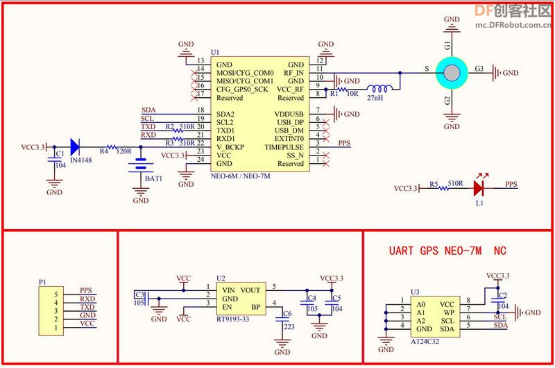 【Arduino】168种传感器模块系列实验（75）-- NEO6MV2飞控GPS模块图1