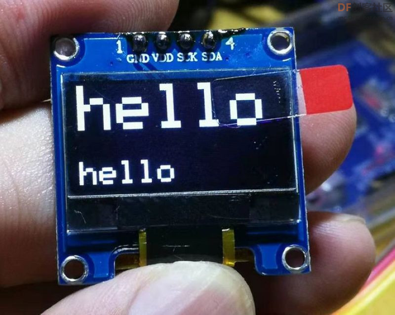 【Arduino】168种传感器模块系列实验（97）---0.96寸OLED液晶屏图1