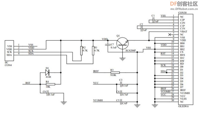 【Arduino】168种传感器模块系列实验（97）---0.96寸OLED液晶屏图1