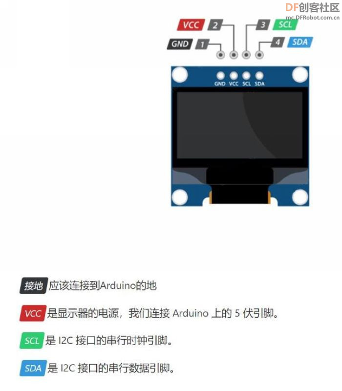 【Arduino】168种传感器模块系列实验（97）---0.96寸OLED液晶屏图1