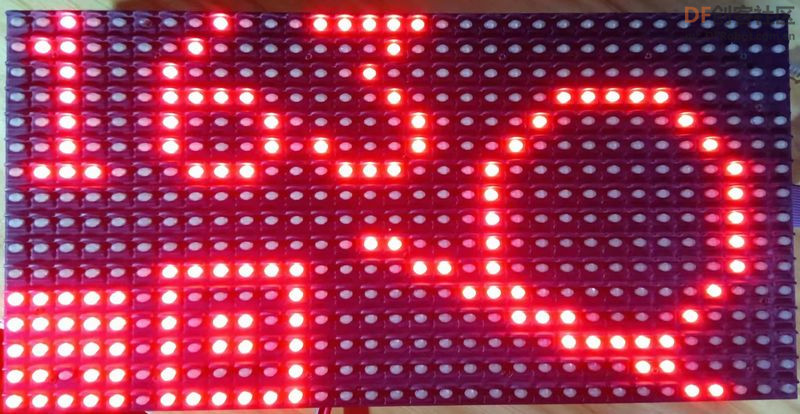 【Arduino】168种传感器模块系列实验（123）---P10V706LED屏模组图1