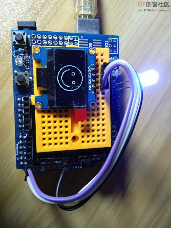 【Arduino】168种传感器模块系列实验（97）---0.96寸OLED液晶屏图2