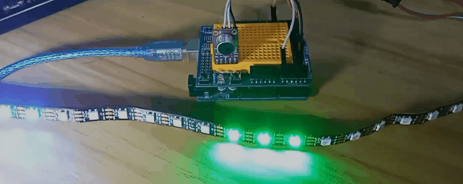 【Arduino】168种传感器模块系列实验（216）---WS2812B幻彩LED灯带图1