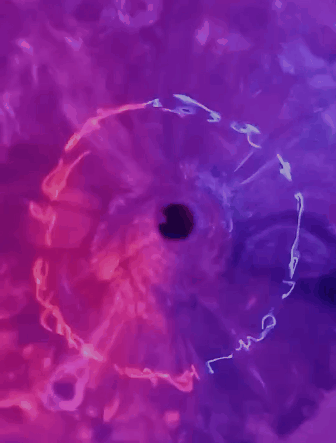 【花雕动手做】有趣好玩音乐可视化（25）--水龙卷旋涡灯图1