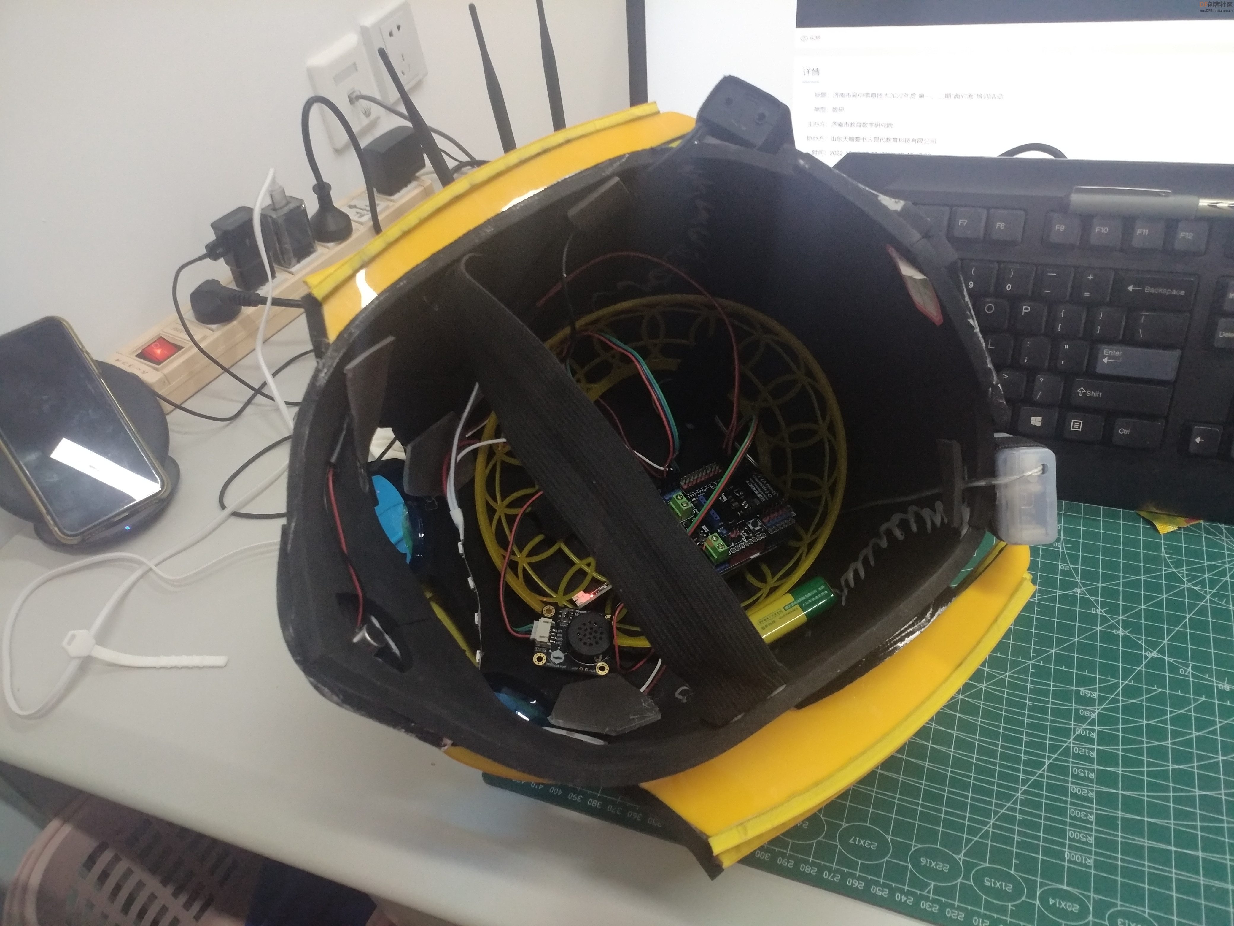 自发电无线电开关（二）无线遥改装大黄蜂头盔图5