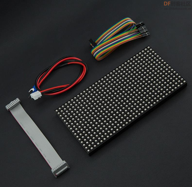 【Arduino】168种传感器模块系列实验（220）---P6全彩16X32单元板图1