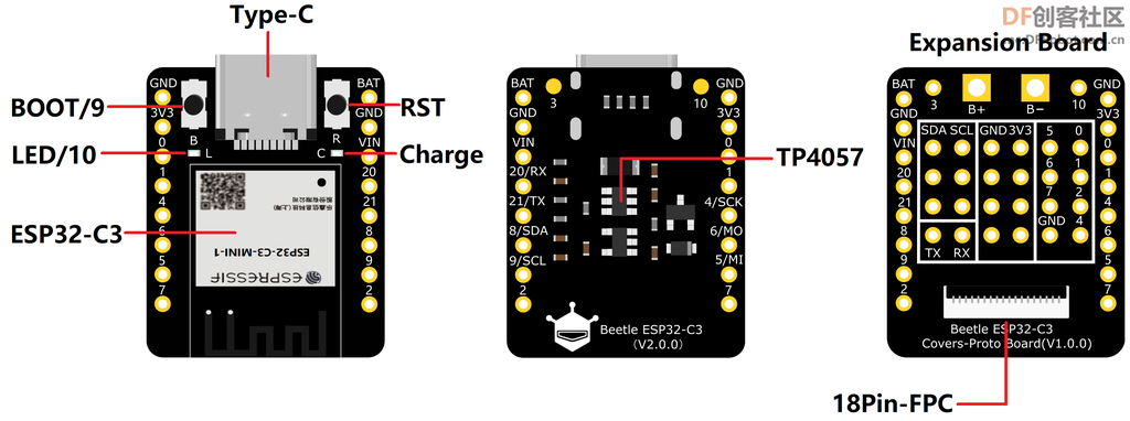 用Beetle ESP32-C3做一个彩虹灯图18